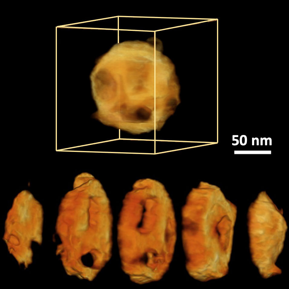 Oxidation of Ni-Fe nanoparticles